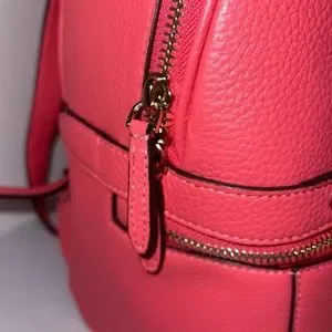 Kate Spade Day Pack Medium Backpack Pebble Leather Peach Melba New New Kate Spade Day Pack Medium Backpack Pebble Leather Peach  main image 4